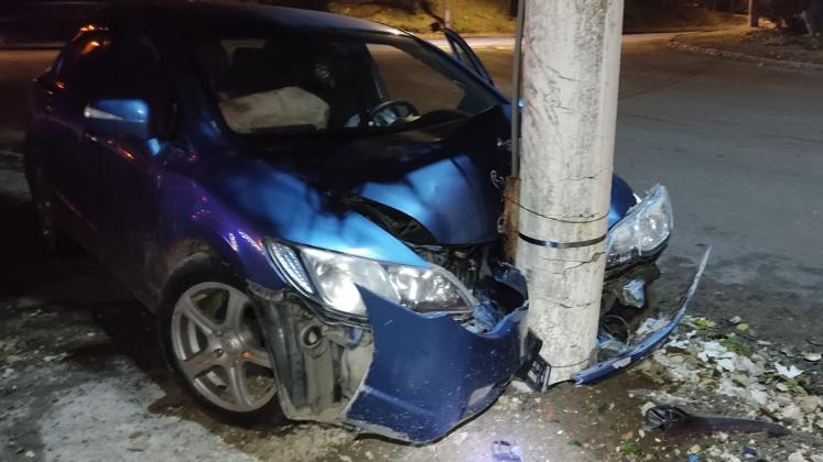 accident stâlp