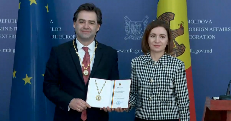 Maia Sandu și Nicu Popescu