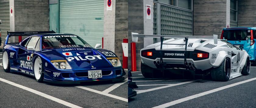 Liberty-Walk-F40-Countach