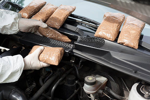 hidden-drugs-in-a-vehicle-compartment