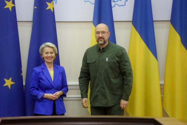 ursula von der Leyen & denys shmyhal