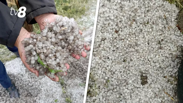 Grindină ploaie cu gheață