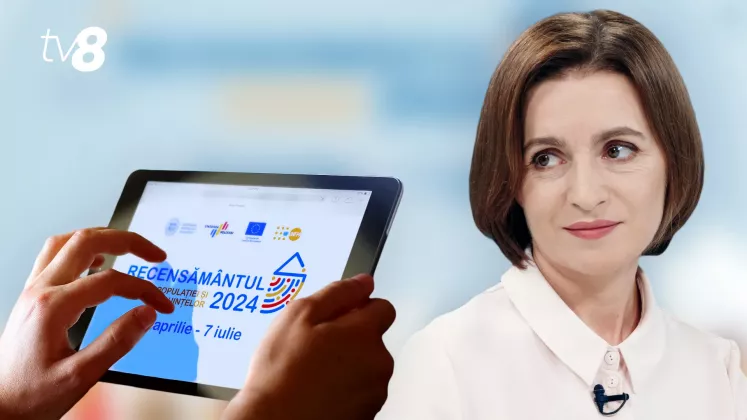 Maia Sandu recensământ