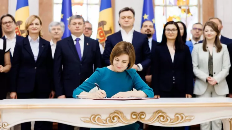 Maia Sandu negocieri de aderare ue decret