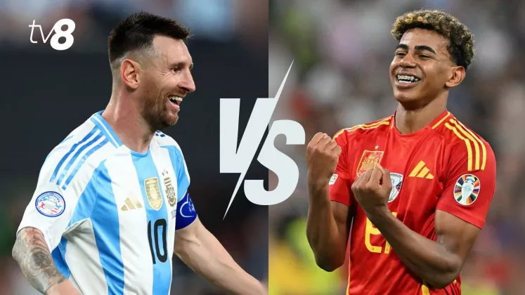 Lamine Yamal Lionel Messi Spania Argentina Copa Americana EURO 2024 Finalissima
