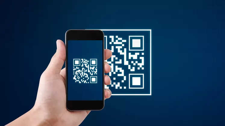 telefon qr code