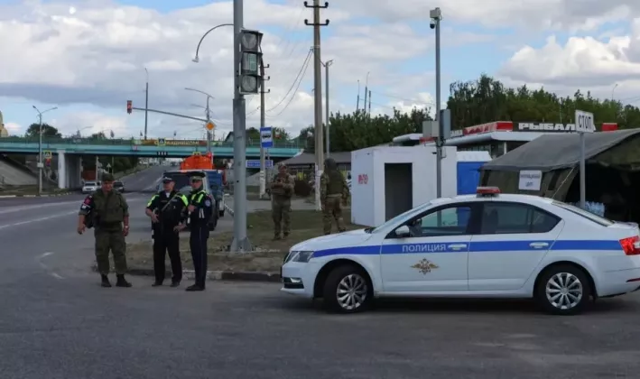 КПП в Белгороде, 12 августа 2024 года