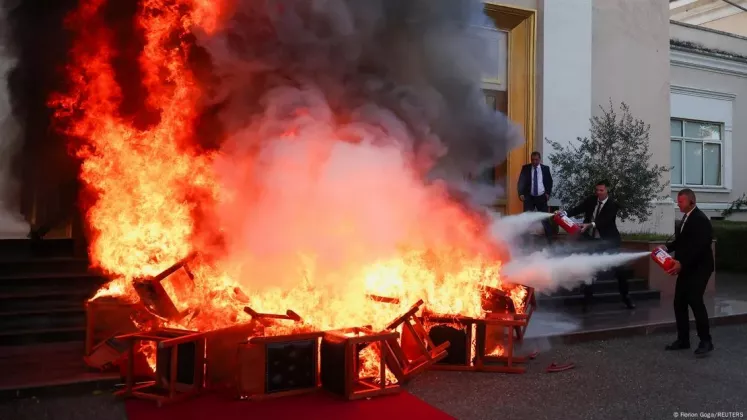 albania proteste