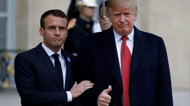 macron trump