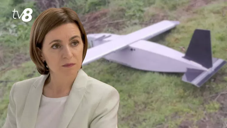 Maia Sandu dronă