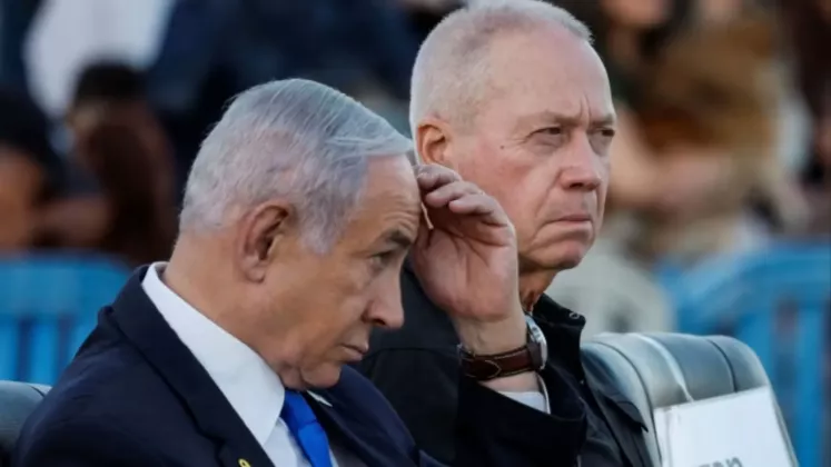 Benjamin Netanyahu și Yoav Gallant