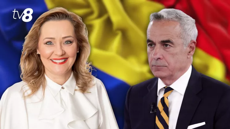 Călin Georgescu și Elena Lasconi