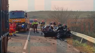 /VIDEO/ Grav accident la Galați: Trei moldoveni au murit. Primele imagini