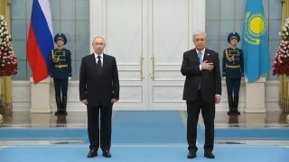 /VIDEO/ Gafă de proporții în timpul vizitei lui Putin în Astana. Poliția a deschis dosar penal