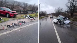 /FOTO/ Accident tragic la Strășeni: Un mort și 3 răniți. Copil de 6 ani, internat la spital