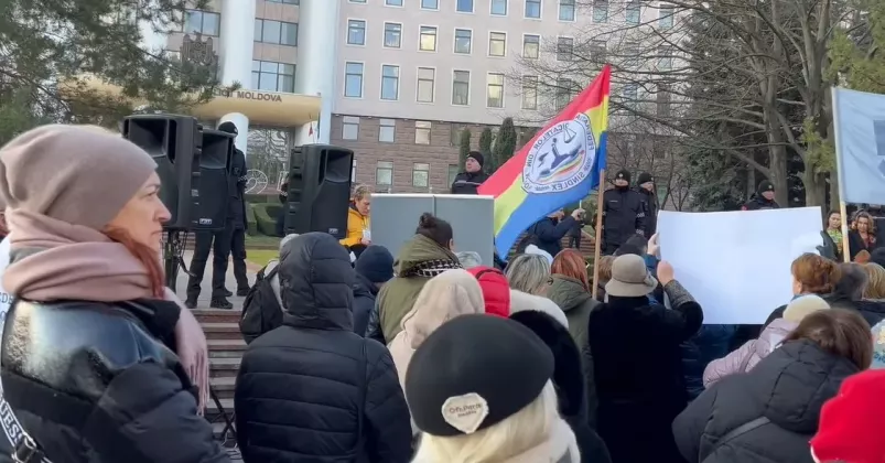 протест у парламента 19 декабря 2024