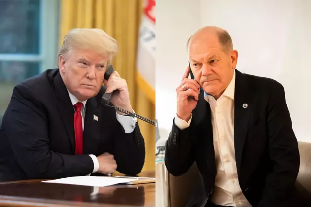 trump-sholz-phone-scholz-hancellor-president-elect