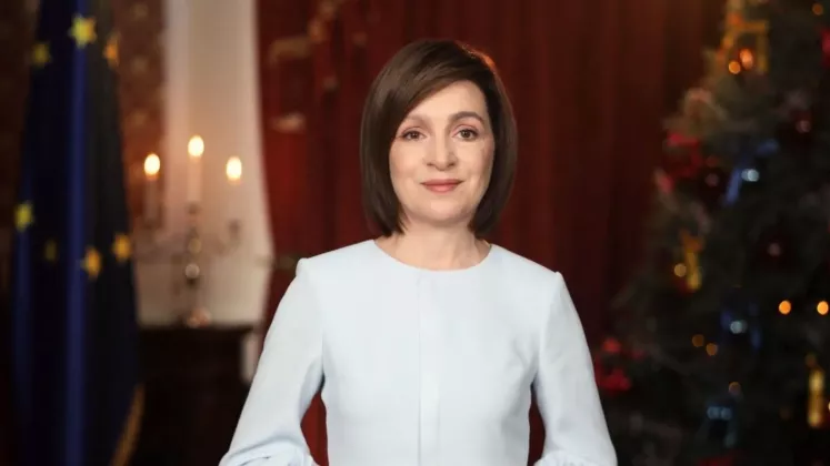 Maia Sandu mesaj Revelion Anul Nou 2025
