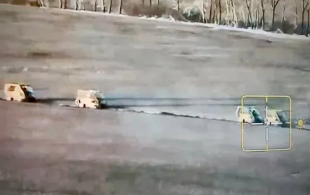 колонна ВСУ в Курской области