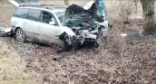 /VIDEO/ O mașină distrusă și un bărbat la spital. Accident violent în stânga Nistrului