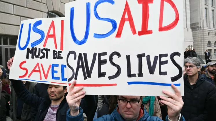 usaid proteste