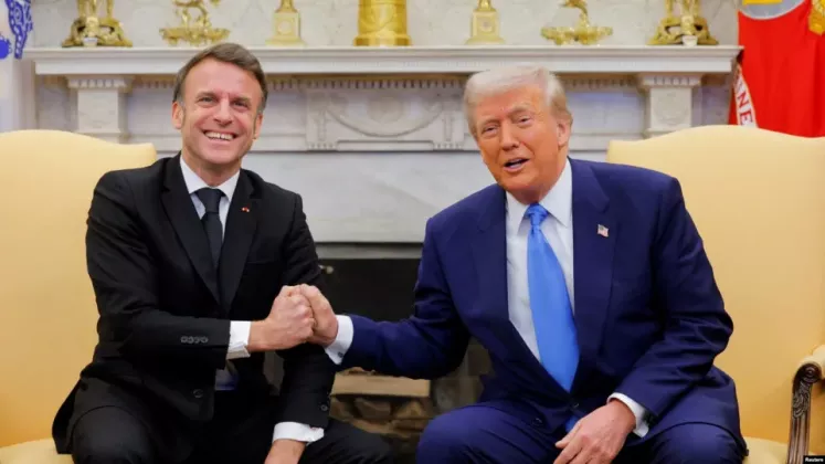 макрон трамп