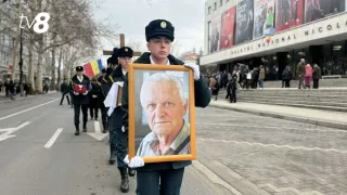 /ВИДЕО/ День национального траура: писателя Владимира Бешлягэ проводили в последний путь