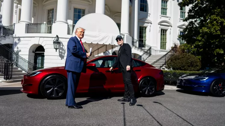 trump tesla
