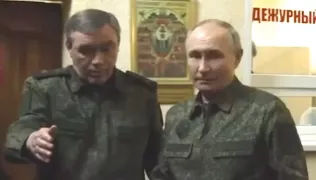 /ВИДЕО/ Путин посетил пункт управления войсками в Курской области