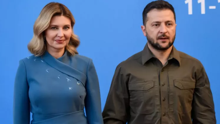 Olena și Volodimir Zelenski
