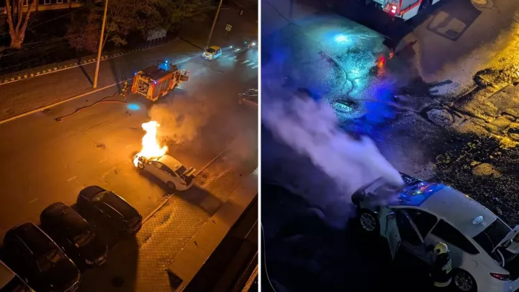 masina arde chisinau