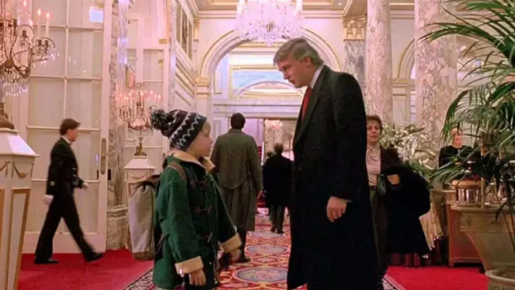 Trump  Home alone