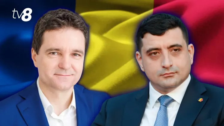 George Simion și Nicușor Dan