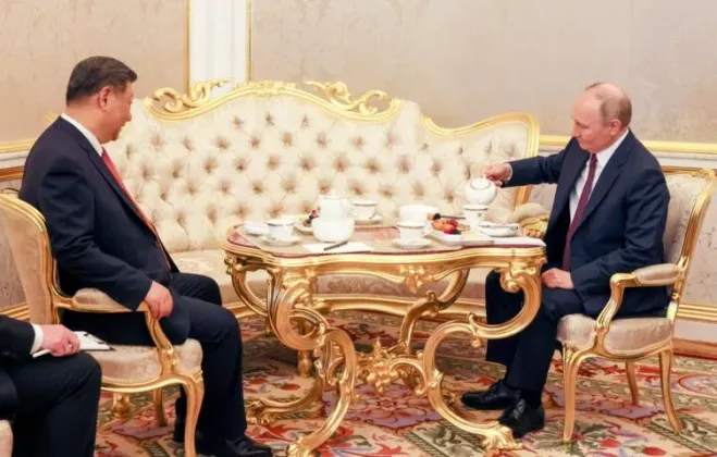 путин си чай