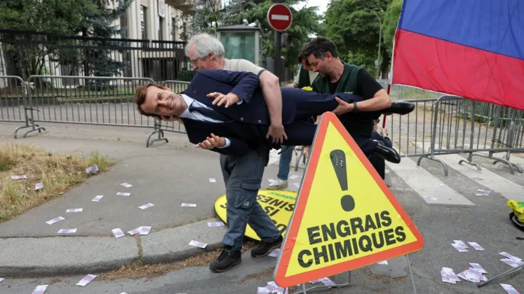 statuie macron