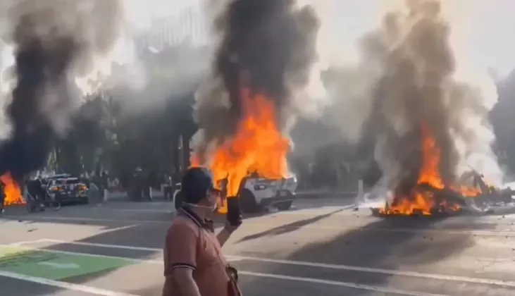 протесты лос анж