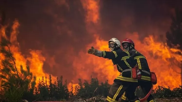 пожар франция