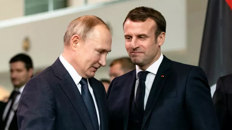 putin macron