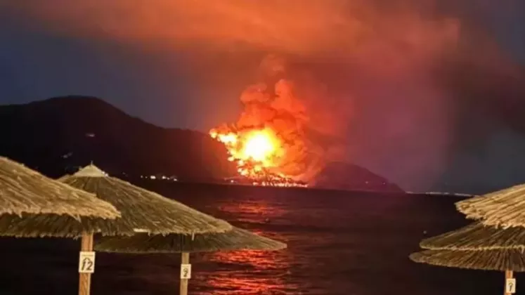 incendiu thasos