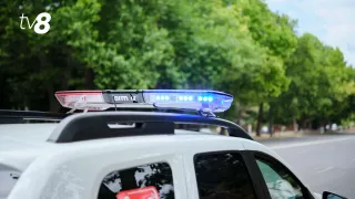 /VIDEO/ Scene violente după un accident la Ungheni: Un motociclist ar fi sărit la bătaie la polițist