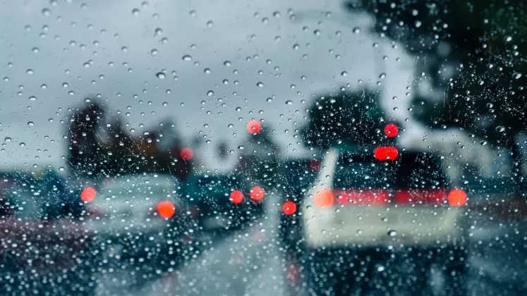 car rain