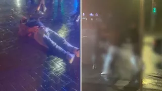 /VIDEO/ Bătaie după un accident în lanț la Chișinău: Filmulețul a devenit viral pe rețelele sociale