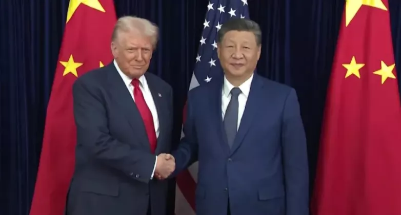 трамп и си