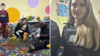 /ВИДЕО/ Анджелина Джоли посетила Херсон и Николаев: во время визита её водителя забрали в военкомат