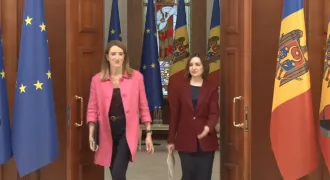 /ВИДЕО/ "Поддержка Европарламента для Молдова останется непоколебимой" — Метсола на конференции с Санду