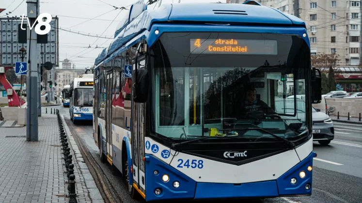 AUTOBUZ TROLEIBUZ STATII OAMENI-9