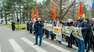 /VIDEO/ PSRM a protestat contra reorganizării unor școli și cere demisia ministrului: Replica lui Dan Perciun