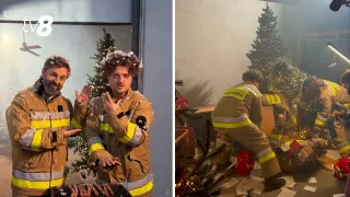 /VIDEO/ Adrian Ursu, în rol de pompier: Ce provocări a avut de Revelion - pe 31 decembrie, de la 22:00, doar la TV8