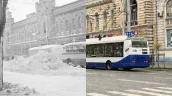 /FOTOREPORTAJ/ Zăpadă în Chișinău vs. Capitală fără omăt: Cum s-au schimbat iernile în oraș