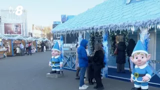 /VIDEO/ Distracție și aglomerație la Târgul de Crăciun din Chișinău: Cum au profitat oamenii de ziua liberă